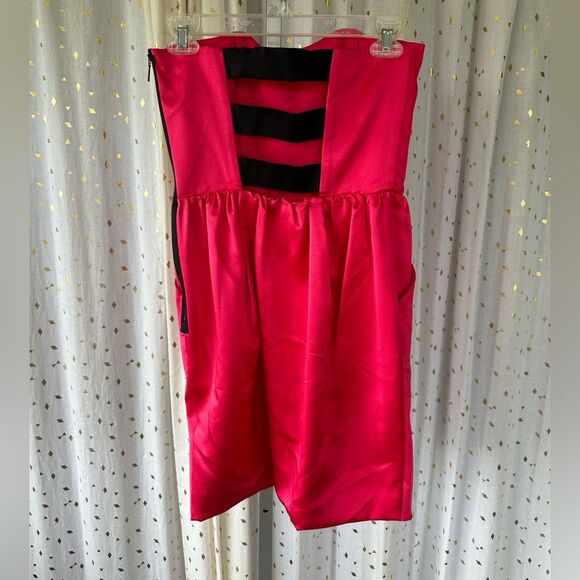 RACHEL Rachel Roy Meet Me In Montauk Strawberry Open Back Cocktail Mini Dress 2 - Picture 5 of 8